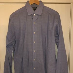 Polo by Ralph Lauren Custom Fit Regent plaid button down collared 16 1/2 x 35/36